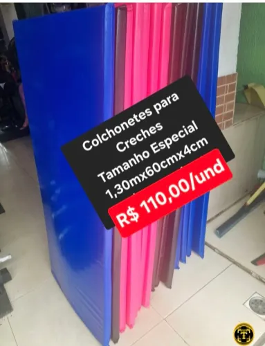 Colchonetes para creches, academia, bronzeamento e afins
