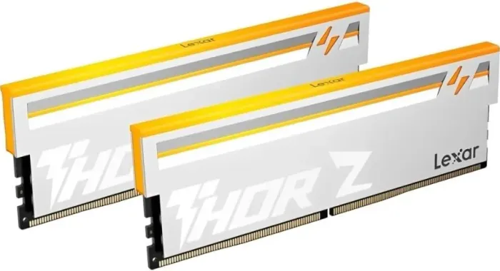 Lexar Thor Z DDR5 32 GB (2 x 16 GB), 6000 MHz, CL38, RGB, Branco, UDIMM