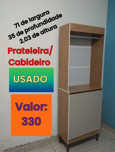 Prateleira/ cabideiro USADO 