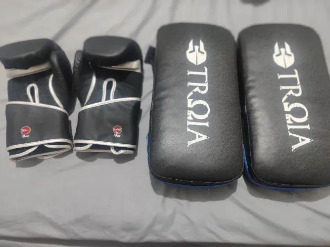 Kit luva box/muay thai