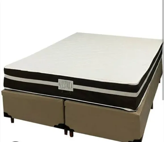 Base box king+ colchão king molas ensacadas novo direito da Fábrica 