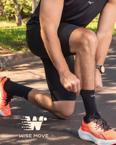 Meia corrida Cano longo