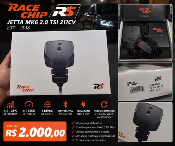 RaceChip RS Jetta MK6 2.0 TSI 211cv