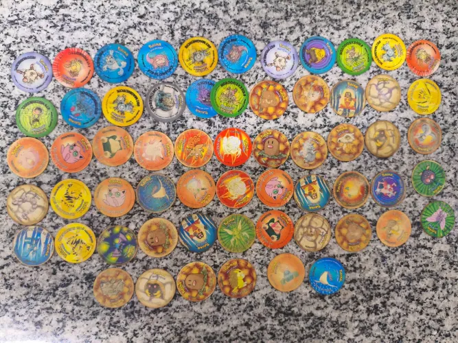 Tazos elmachips pokémon