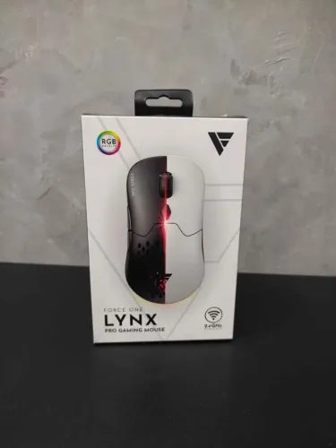 Mouse Gamer Force One Lynx Sem Fio 19.000 DPI RGB [LACRADO]