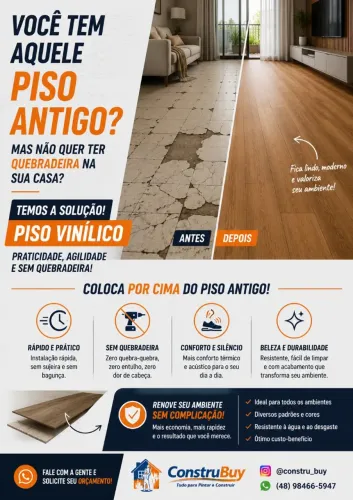 INSTALAÇÃO DE PISO VINILICO