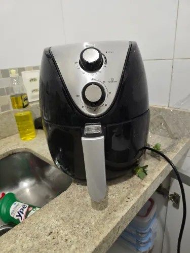 Air Fryer Mondial AF-30I Preto e Inox 3,5L