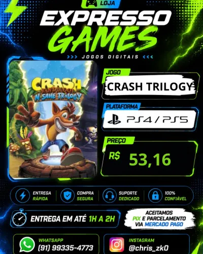 CRASH TRILOGY PS4/PS5