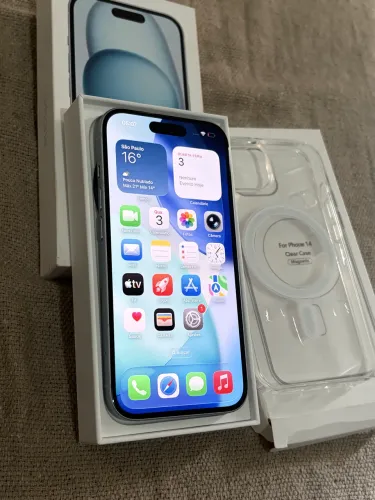 IPHONE 15 256GB NOVO!