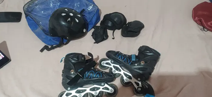 Kit Patins Azul