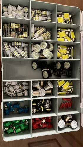 Pingos de Led 6000K (Farolete,placa,teto,luz de ré,luz de cortesia e painel)