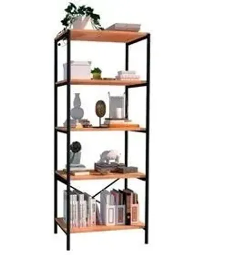 Estante de Escritório com 5 Prateleiras Estrutura de Metal (QUEIMA DE ESTOQUE)!