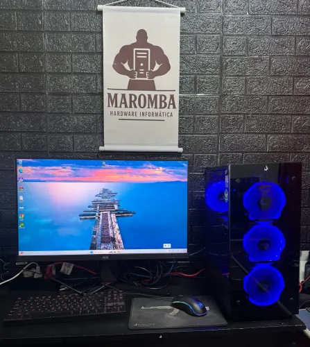 SETUP GAMER I5 COMPLETO COM MONITOR 100HZ - PRONTO PRA USAR