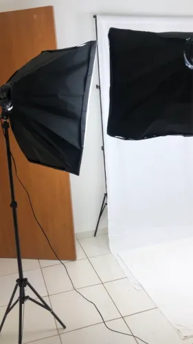 Vendo kit iluminação profissional e triplé fundo infinito