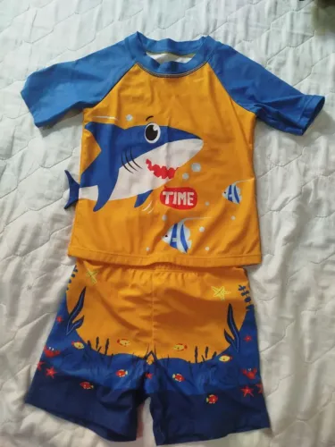 Conjunto de praia masculino infantil 