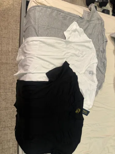 Kit 3 Camisetas Polo Ralph Lauren Originais Novas Gola V Tam G