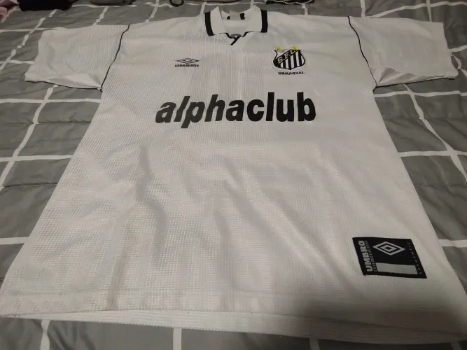 Camisa oficial jogo Santos Alphaclub 1999