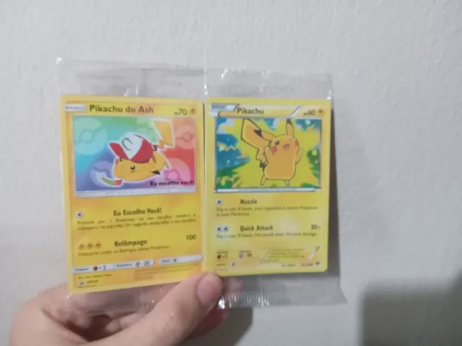 Cartas pikachu pokemon tcg seladas