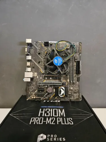 Placa Mãe H310M + Processador i3 8100