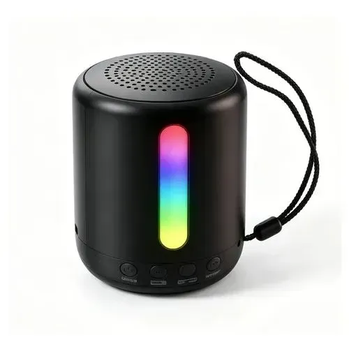 Caixa de Som Bluetooth Portátil 10W AL-6888 com LED RGB e USB