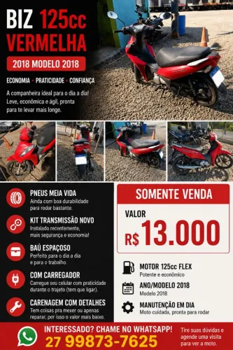 Biz 125 Flex 2018