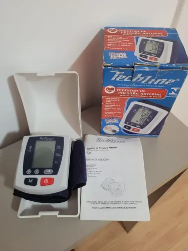 Monitor de pressão arterial digital automático de pulso- Techline