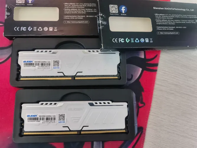 Kit memórias ddr4 2x8gb 3200mhz