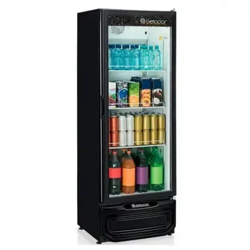Expositor Refrigerado de Bebidas Gelopar 414 Litros Preto GPTU-40 - 220V