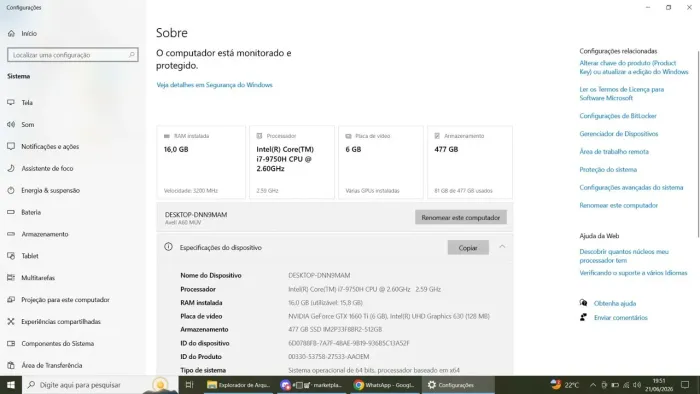 Notebook Avell A60muv