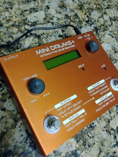 Mini Drums+ - Pedal De Ritmos / Acompanhamento