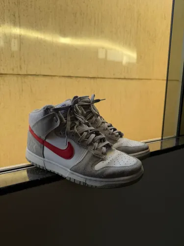 Nike Tênis Dunk High Retro SE | Cinza original