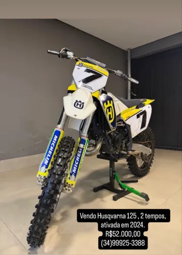 Vendo Husqvarna 125, 2 tempos