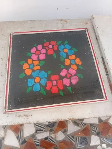 Quadros para decoração em croché
