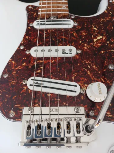 Guitarra de Luthier + Pedaleira Ampero 2 Stomp