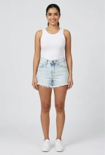 Short Jeans Feminino Set Basic Line - Tamanho 38