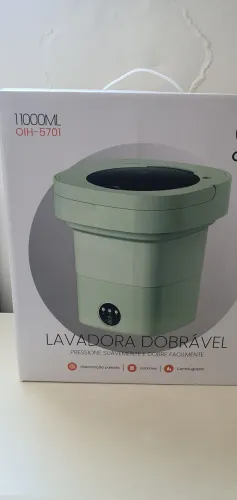 Lavadora dobrável