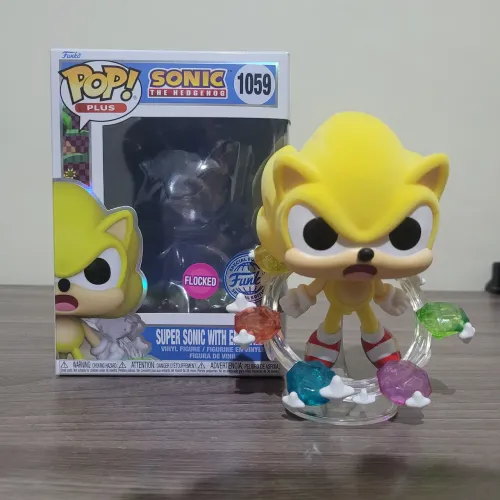 Funko pop Sonic the hedgehog - Super sonic with emeralds