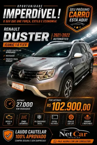 Renault Duster Iconic 1.6 16V Flex AUT 2022