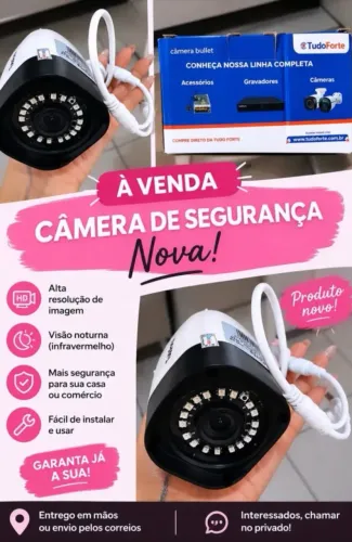 Câmera de segurança 1080 Full HD