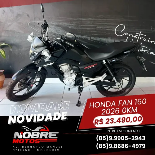 Honda CG Fan 160 2026 - 0km