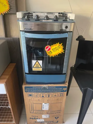 Fogão Esmaltec Ágata inox Automático ?
