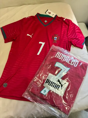 Camisa Portugal Cristiano Ronaldo 7 - Versão Jogador GG