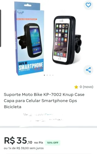 Suporte para celular moto e carro