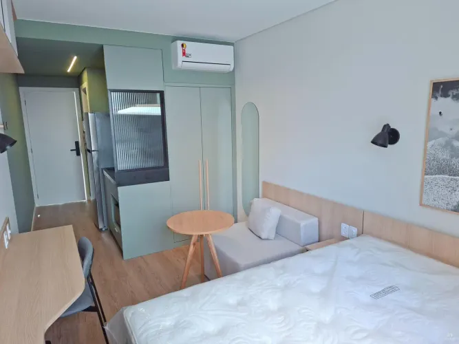 Studio mobiliado para alugar na Trindade
