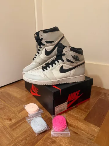 tênis air jordan 1 high cinza nyc to paris tam 42