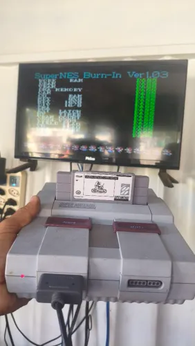 Super Nintendo FAT revisado funcionando perfeitamente só o console sem acessórios 