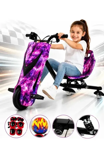 Triciclo drift elétrico