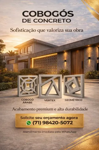 SELEÇÃO COBOGOS EM CONCRETO MACIÇO