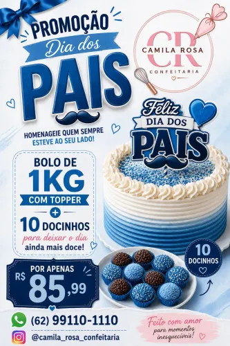 Bolo para o dia dos pais