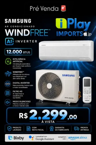 AR CONDICIONADO WIND FREE AI INVERTER 12000 btus